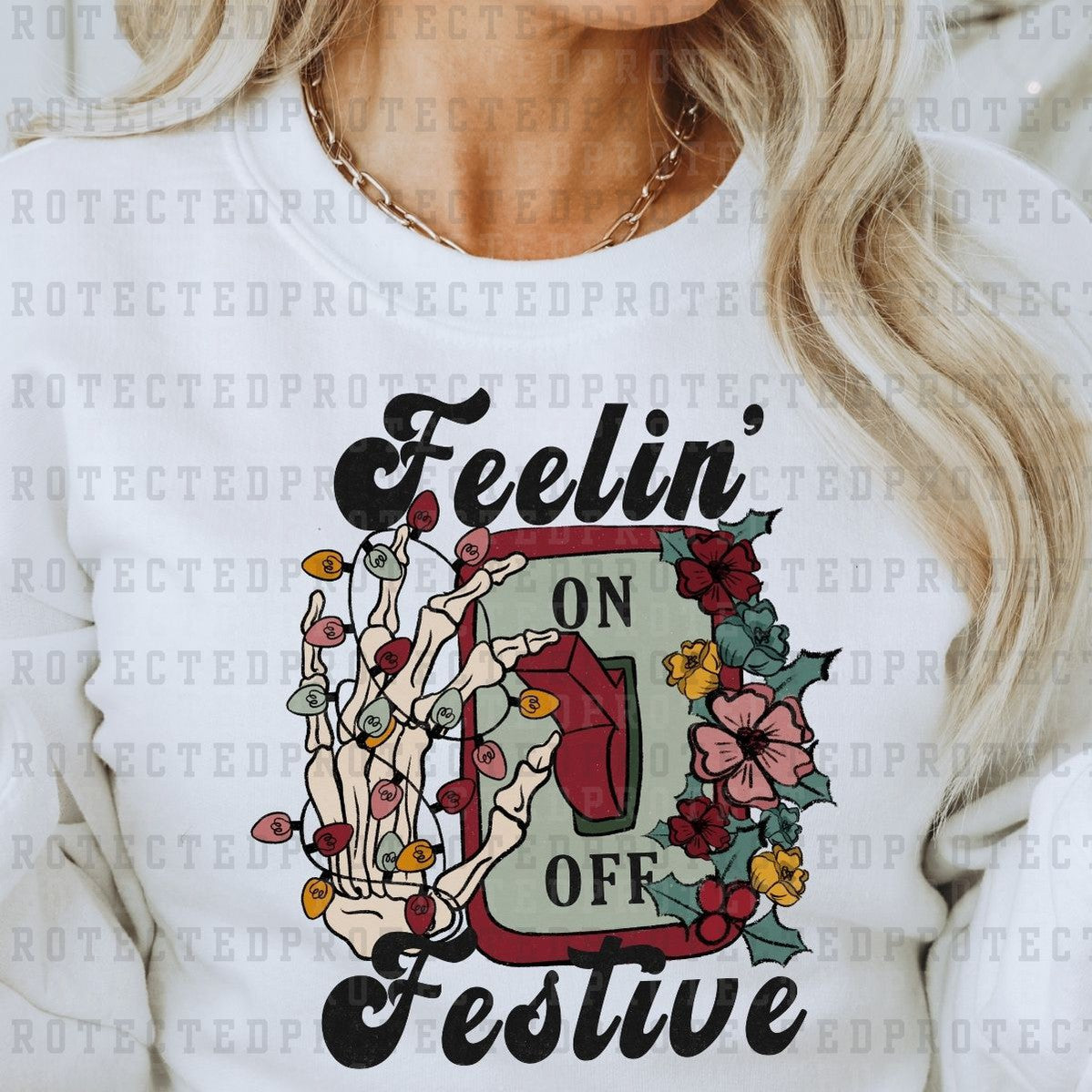 FEELIN' FESTIVE - DTF TRANSFER