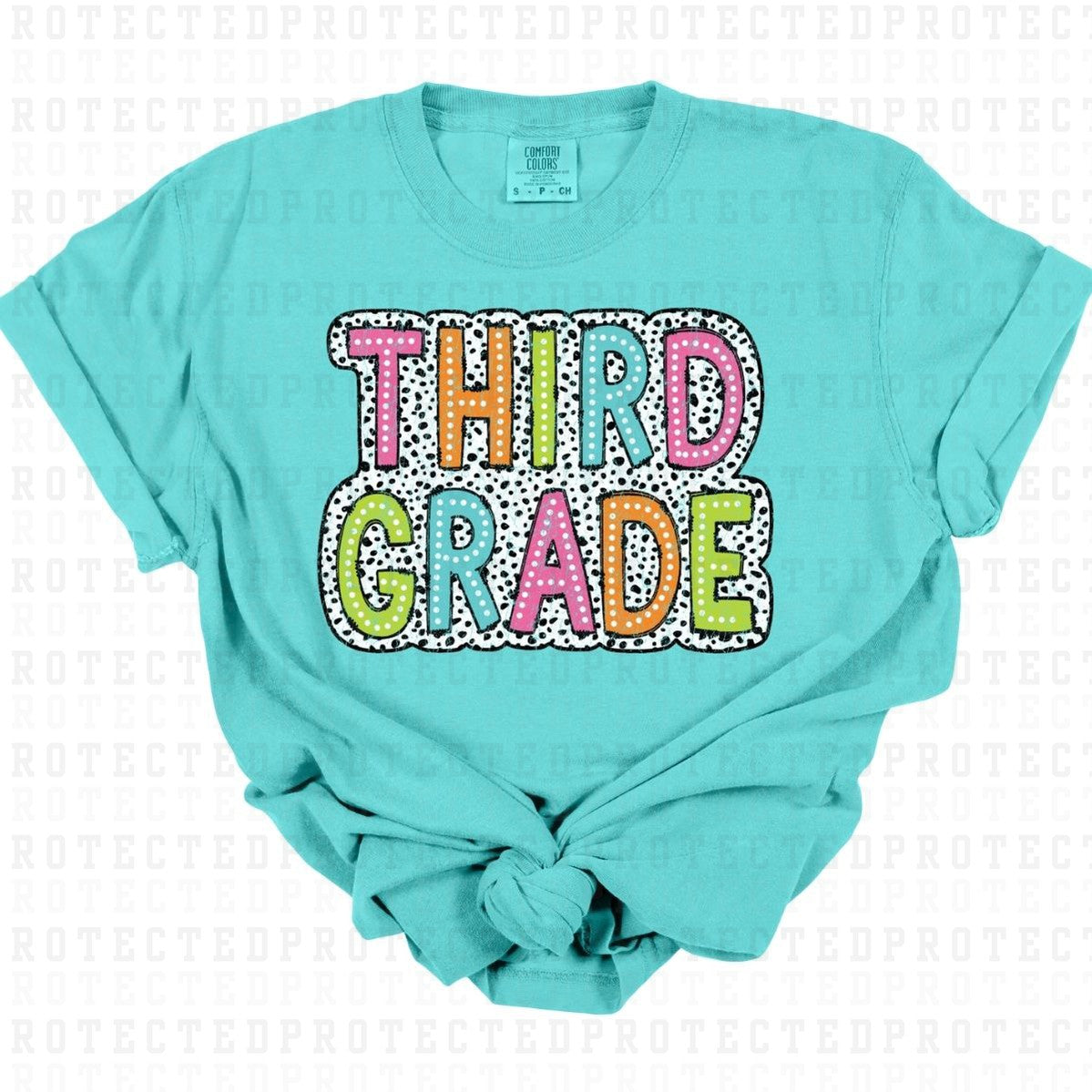 THIRD GRADE *W/GRUNGE* - DTF TRANSFER