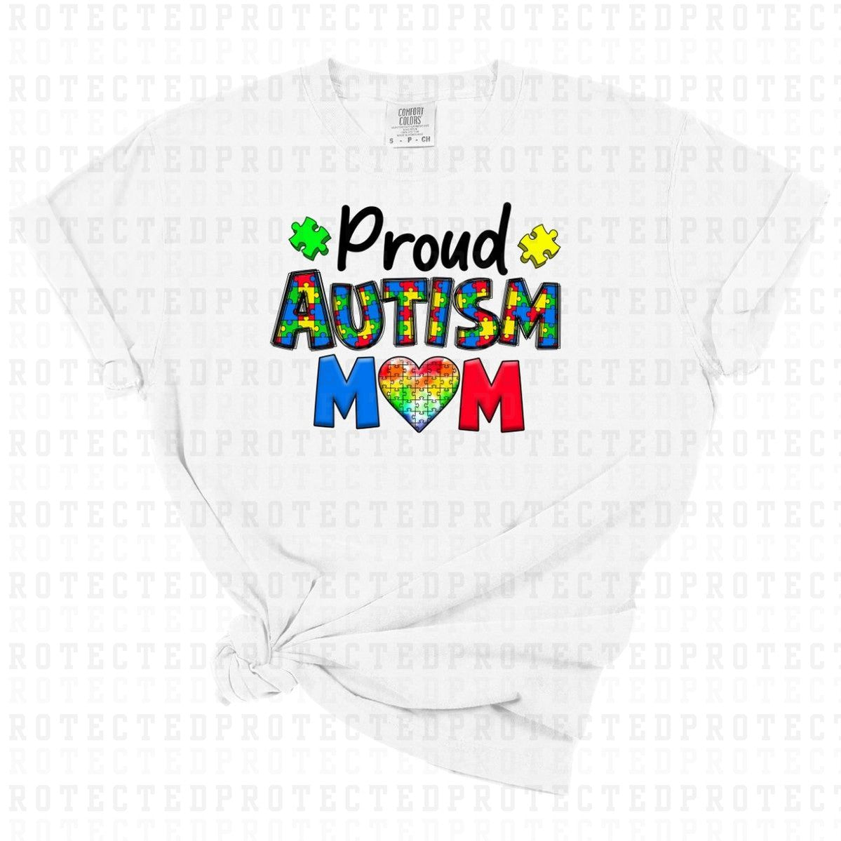 PROUD AUTISM MOM - DTF TRANSFER