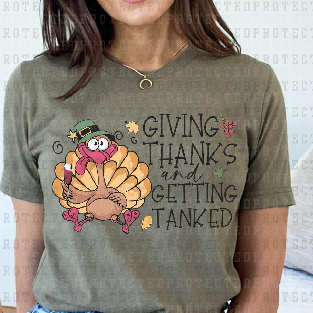 GIVING THANKS AND GETTING TANKED - DTF TRANSFER