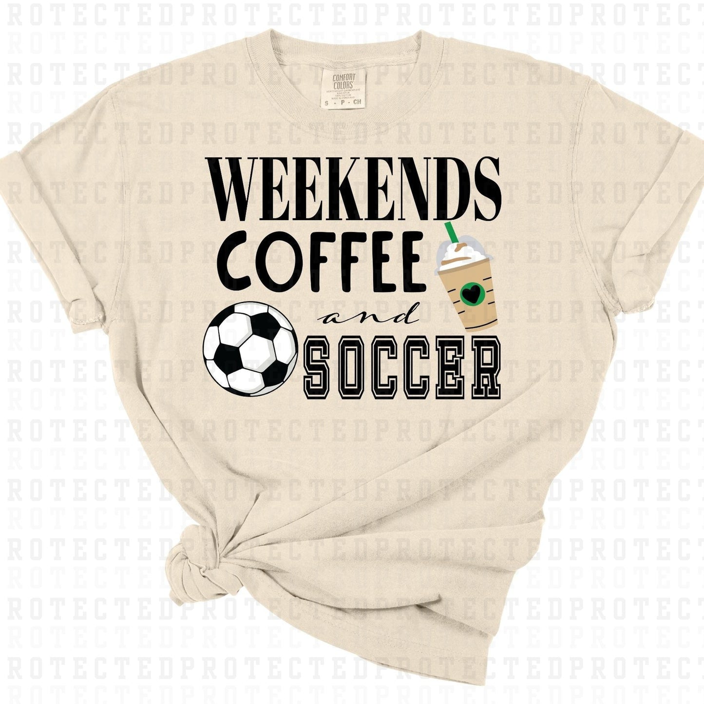 WEEKENDS COFFEE AND SOCCER - DTF TRANSFER