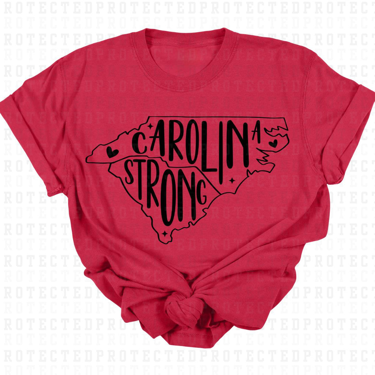 CAROLINA STRONG *SINGLE COLOR* - DTF TRANSFER