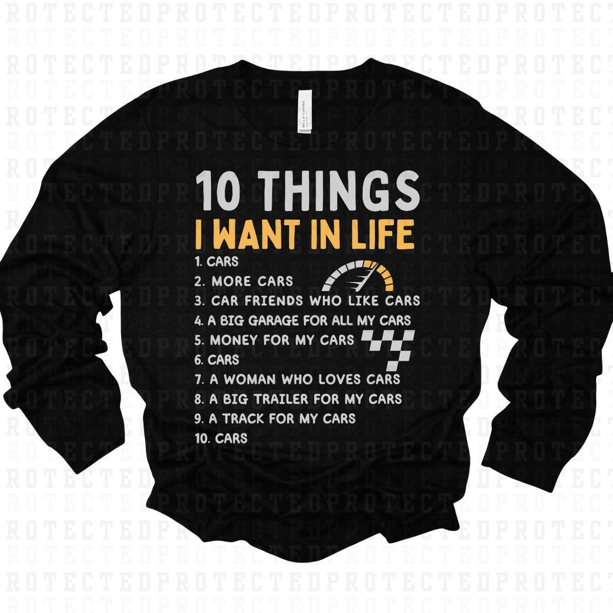 10 THINGS I WANT IN LIFE - DTF TRANSFER