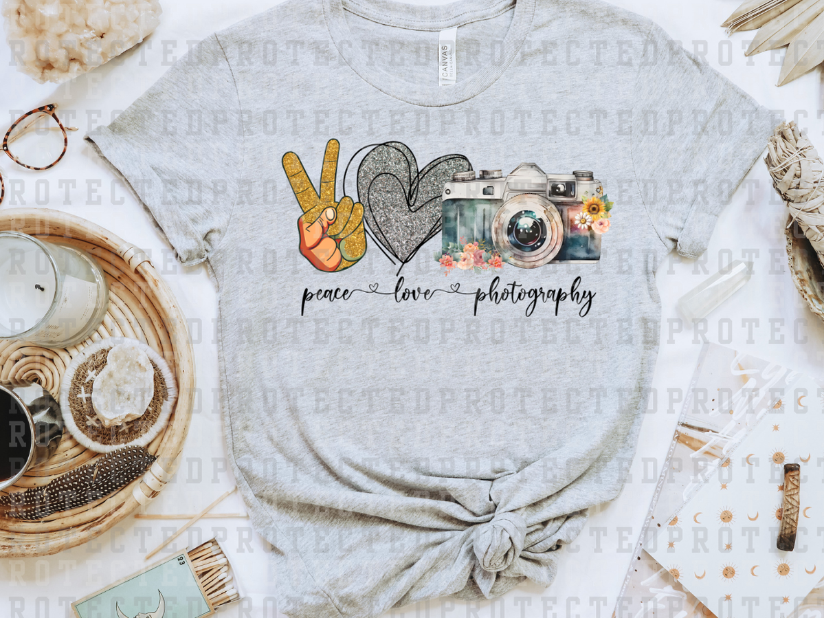 PEACE LOVE PHOTOGRAPHY - DTF TRANSFER