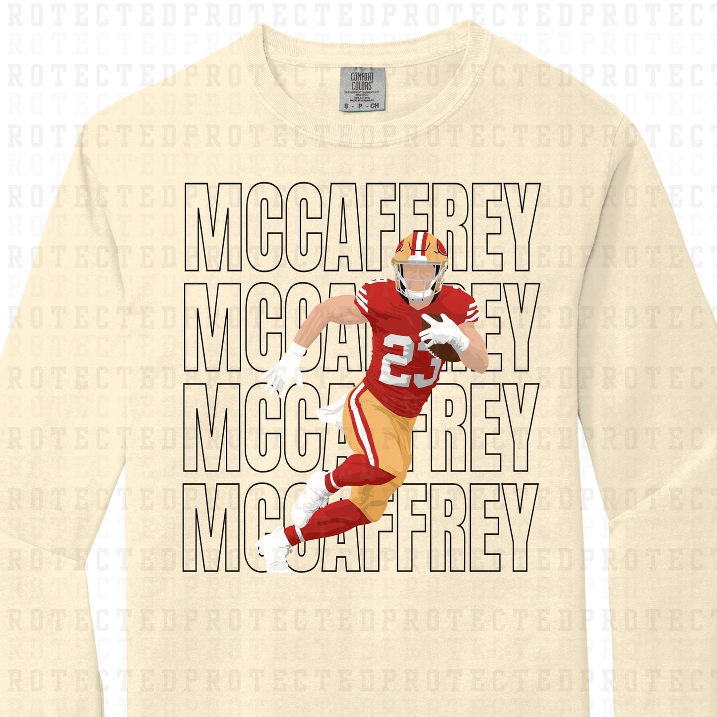 MCCAFFREY X4 - BLACK FONT - DTF TRANSFER