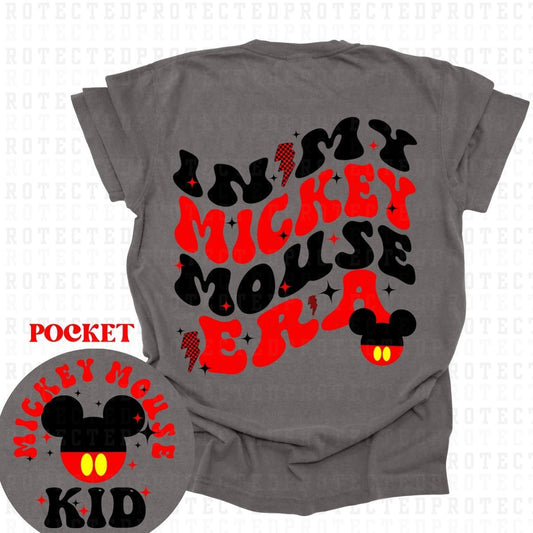 IN MY MOUSE ERA (POCKET/BACK) - DTF TRANSFER