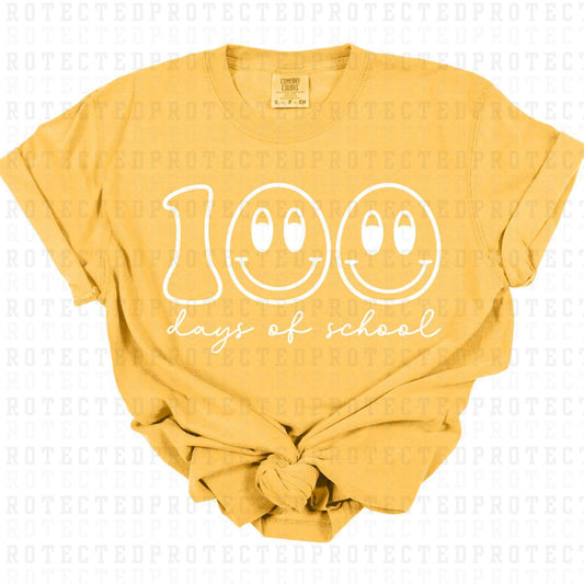 100 DAYS OF SCHOOL *SINGLE COLOR* - DTF TRANSFER