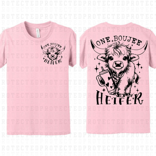 BOUJEE HEIFER (SINGLE COLOR/POCKET+BACK) - DTF TRANSFER