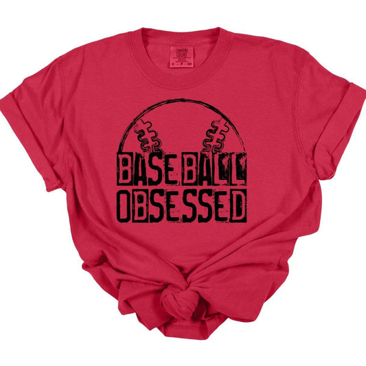 BASEBALL OBSESSED *SINGLE COLOR* - DTF TRANSFER