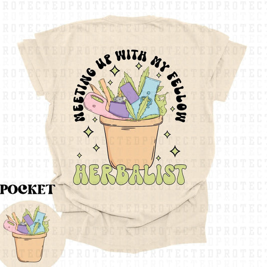 HERBALIST (POCKET/BACK) - DTF TRANSFER