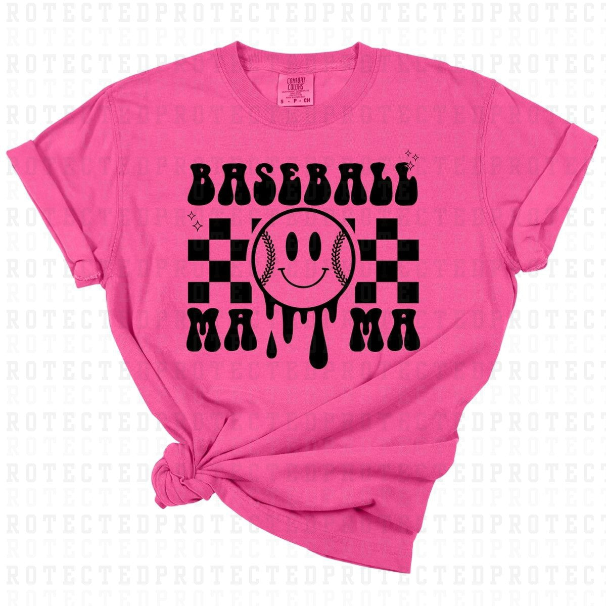 BASEBALL MAMA *SINGLE COLOR* - DTF TRANSFERD