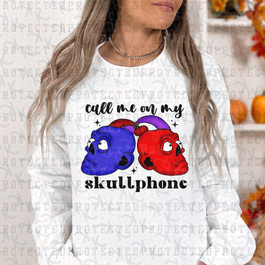 CALL ME ON MY SKULLPHONE - DTF TRANSFER