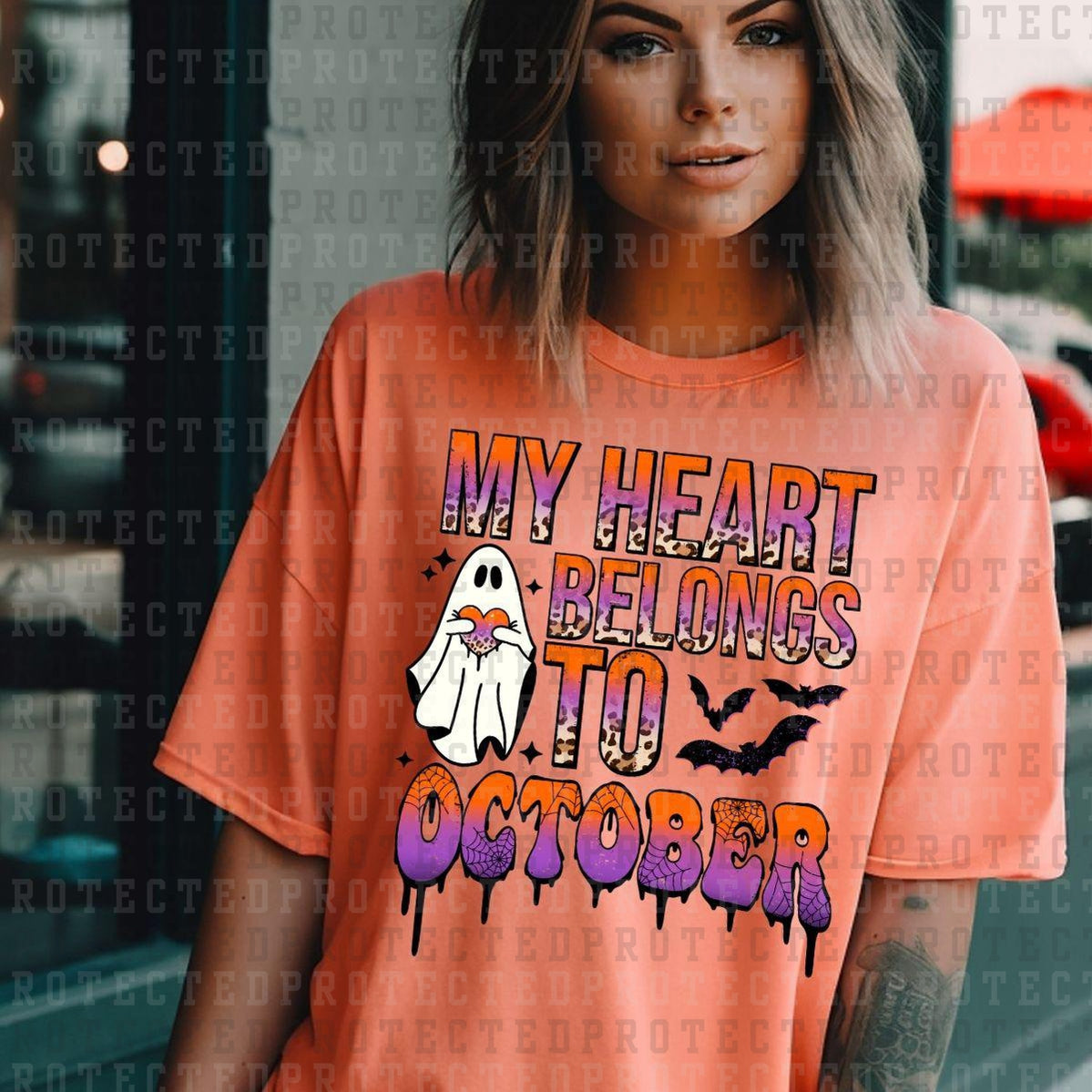 MY HEART BELONGS TO OCTOBER -  DTF TRANSFERS