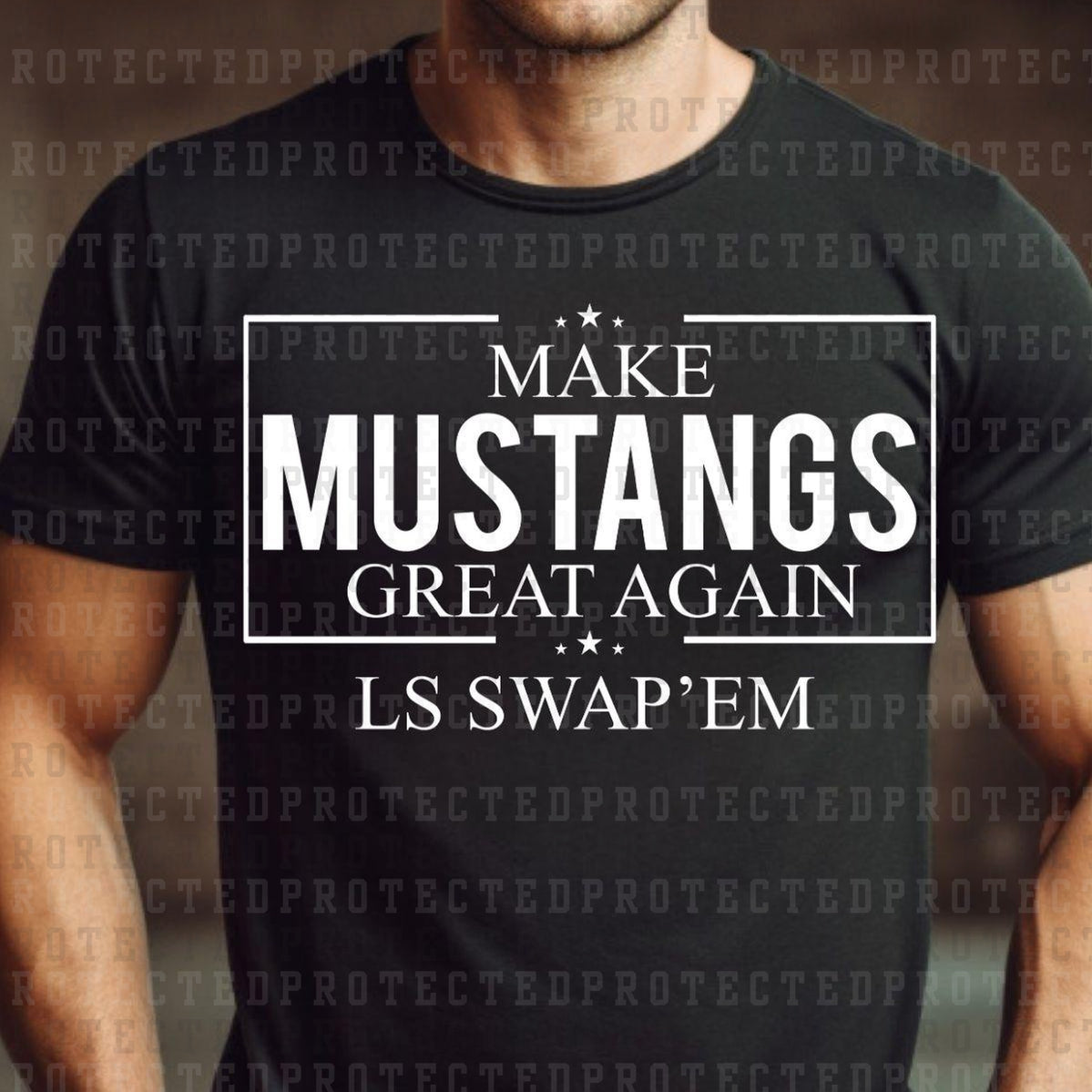 MAKE MUSTANGS GREAT AGAIN *SINGLE COLOR* - DTF TRANSFER