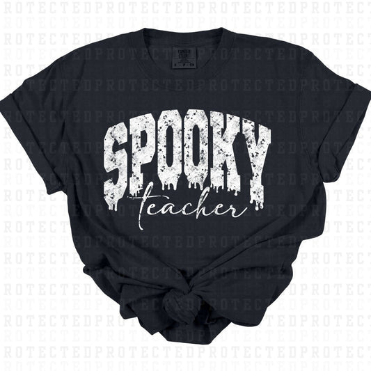 SPOOKY TEACHER *SINGLE COLOR* - DTF TRANSFER