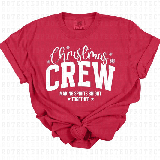 CHRISTMAS CREW *SINGLE COLOR* - DTF TRANSFER