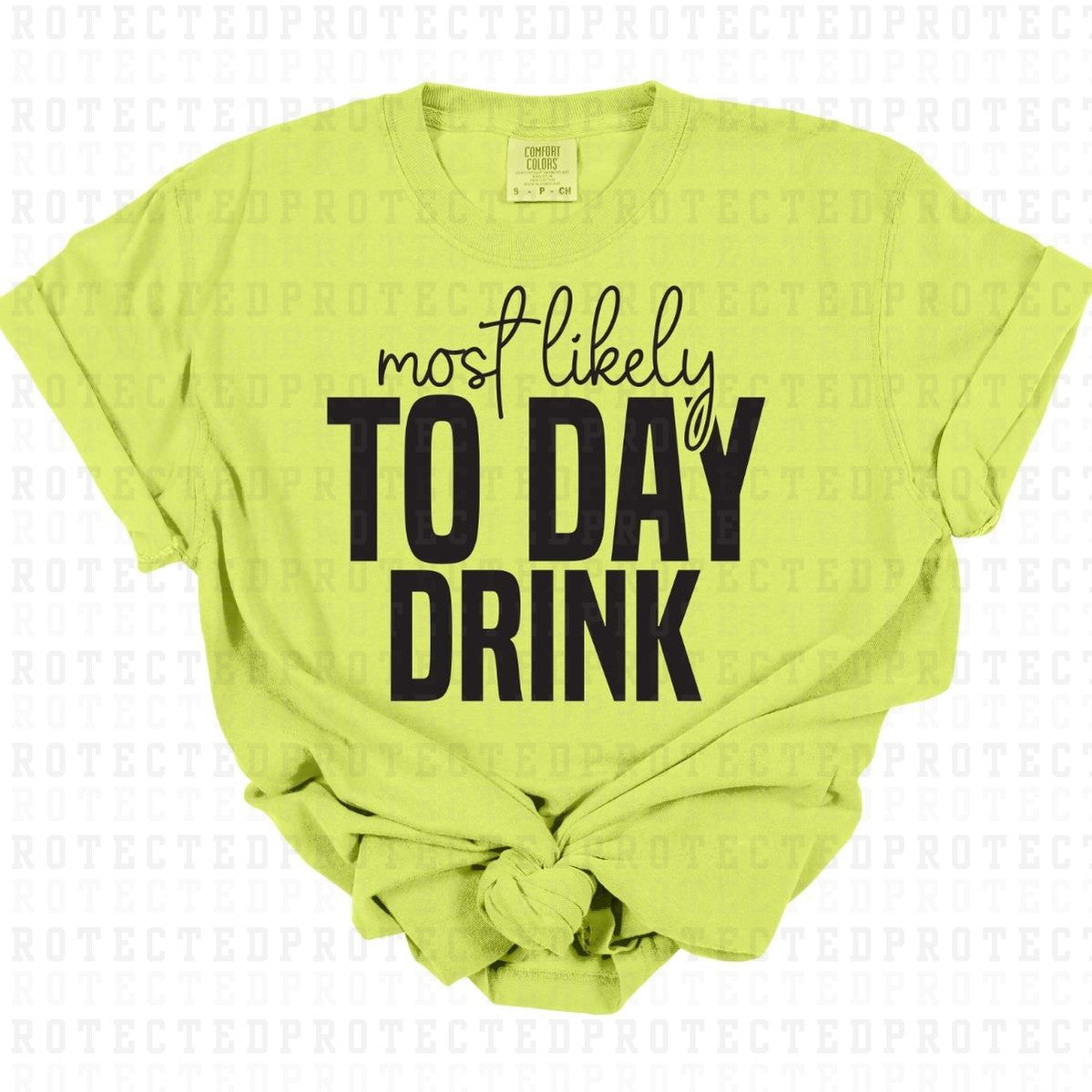 DAY DRINK *SINGLE COLOR* - DTF TRANSFER