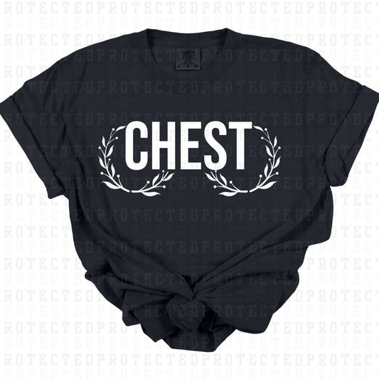 CHEST *SINGLE COLOR* - DTF TRANSFER