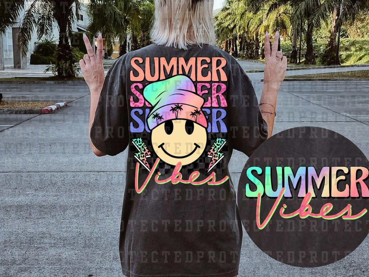 SUMMER x3 VIBES (POCKET/BACK) - DTF TRANSFER