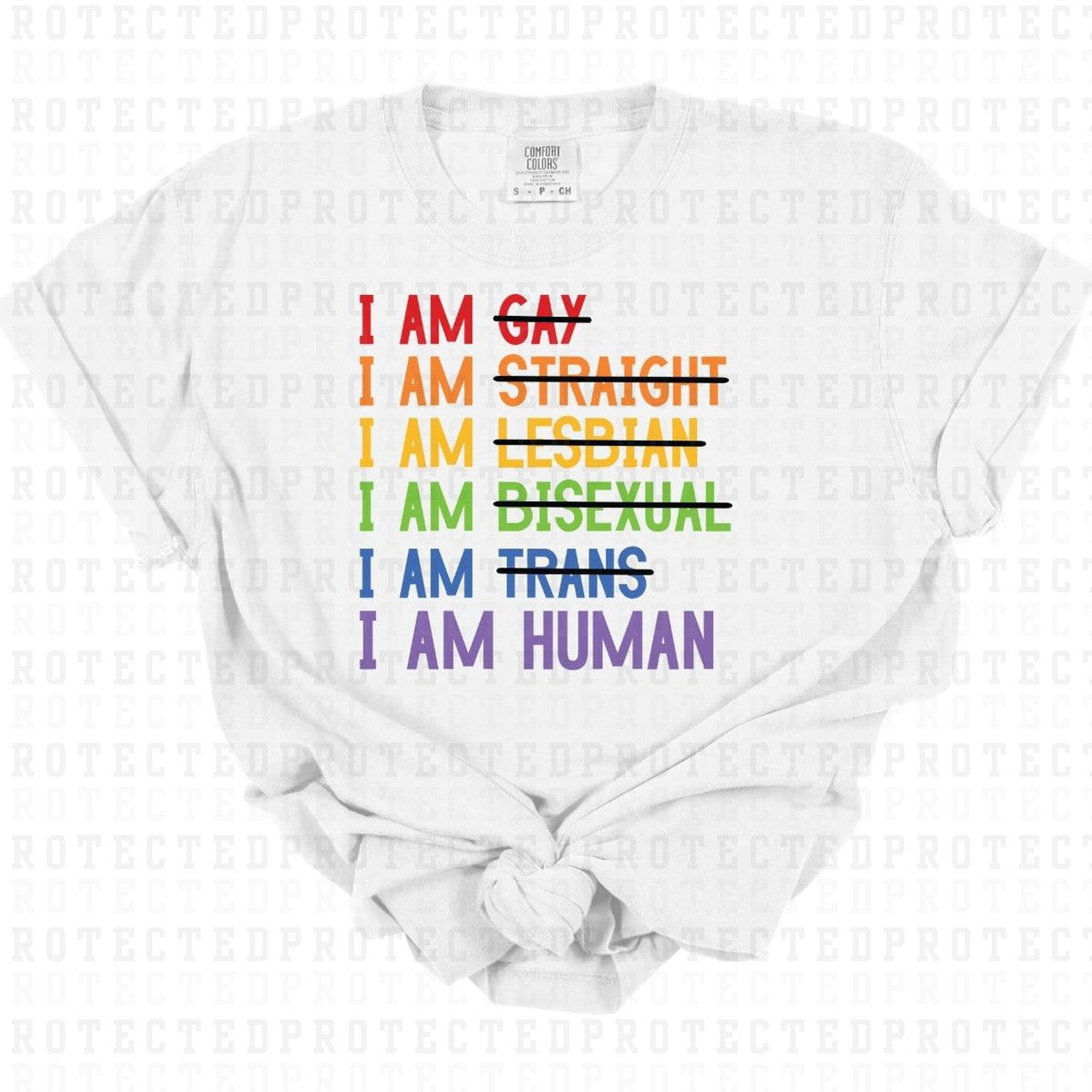 I AM HUMAN - DTF TRANSFER