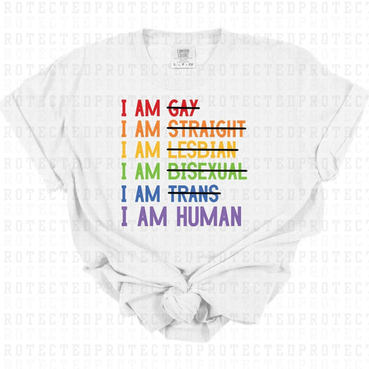 I AM HUMAN - DTF TRANSFER