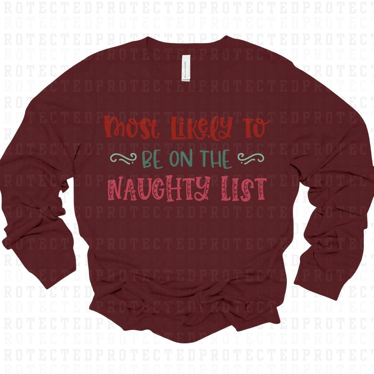 BE ON THE NAUGHTY LIST - DTF TRANSFER