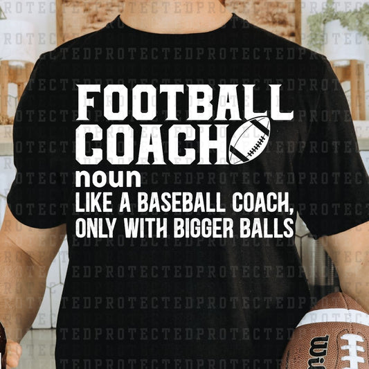 FOOTBALL COACH *SINGLE COLOR* - DTF TRANSFER