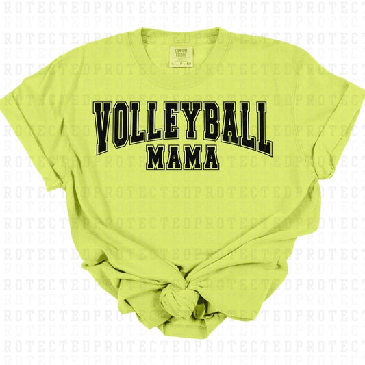 VOLLEYBALL MAMA *BLACK - SINGLE COLOR* - DTF TRANSFER