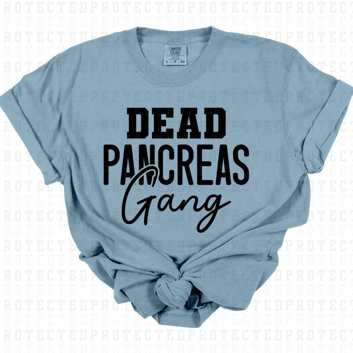 DEAD PANCREAS GANG *SINGLE COLOR* - DTF TRANSFER