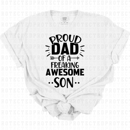 PROUD DAD SON *SINGLE COLOR* - DTF TRANSFER