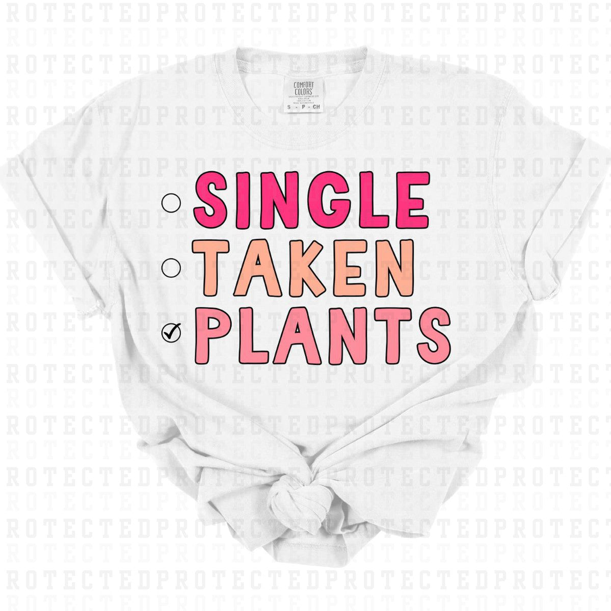 SINGLE TAKEN PLANTS - DTF TRANSFER