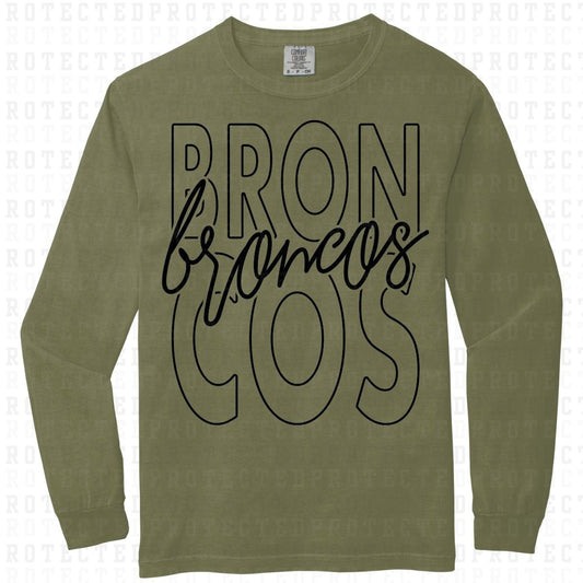 BRONCOS *SINGLE COLOR* - DTF TRANSFER