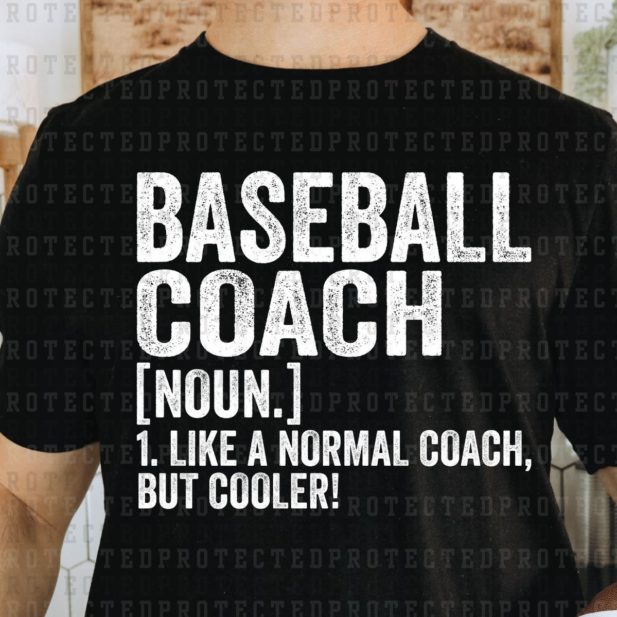 BASEBALL COACH *SINGLE COLOR* - DTF TRANSFER