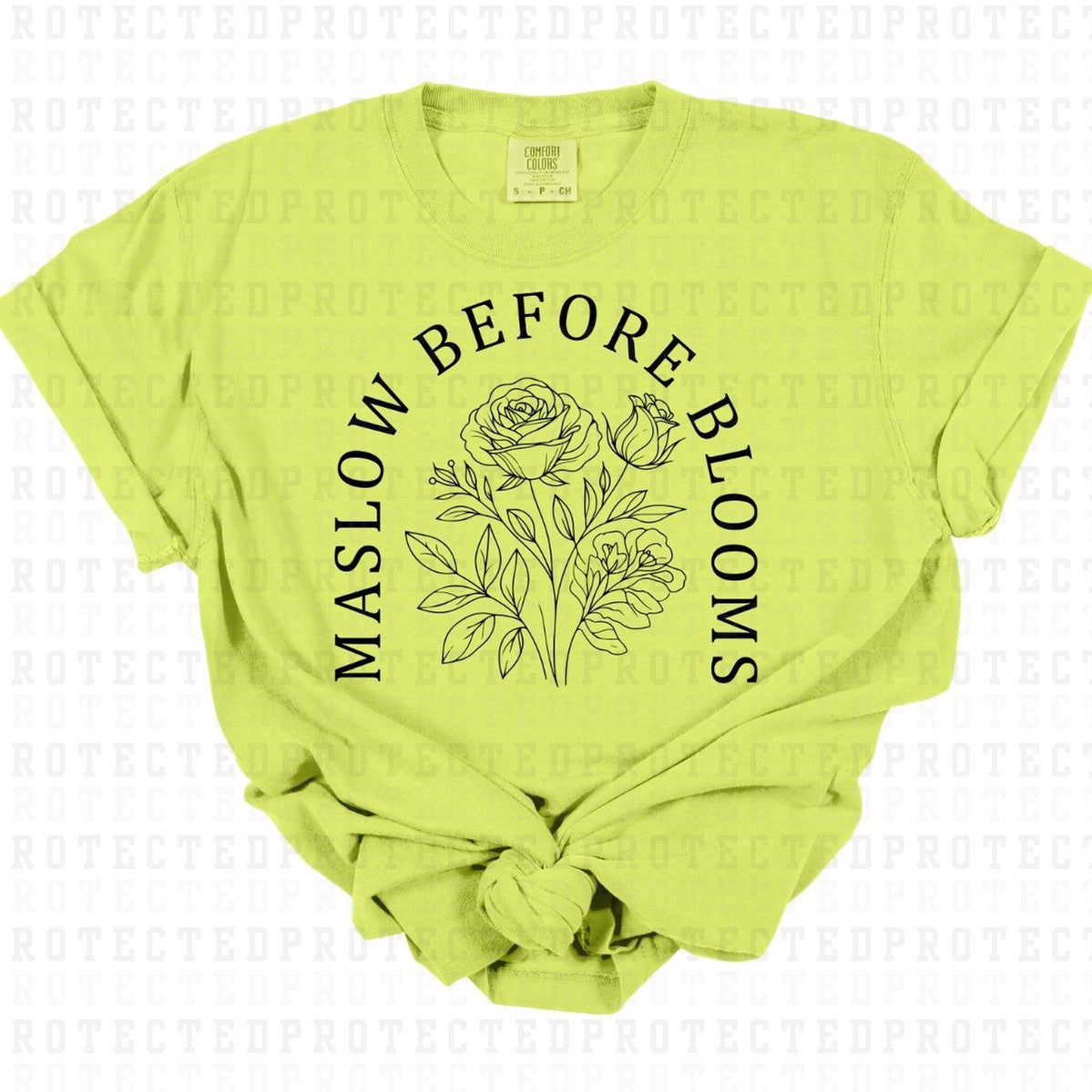 MASLOW BEFORE BLOOMS *SINGLE COLOR* - DTF TRANSFER