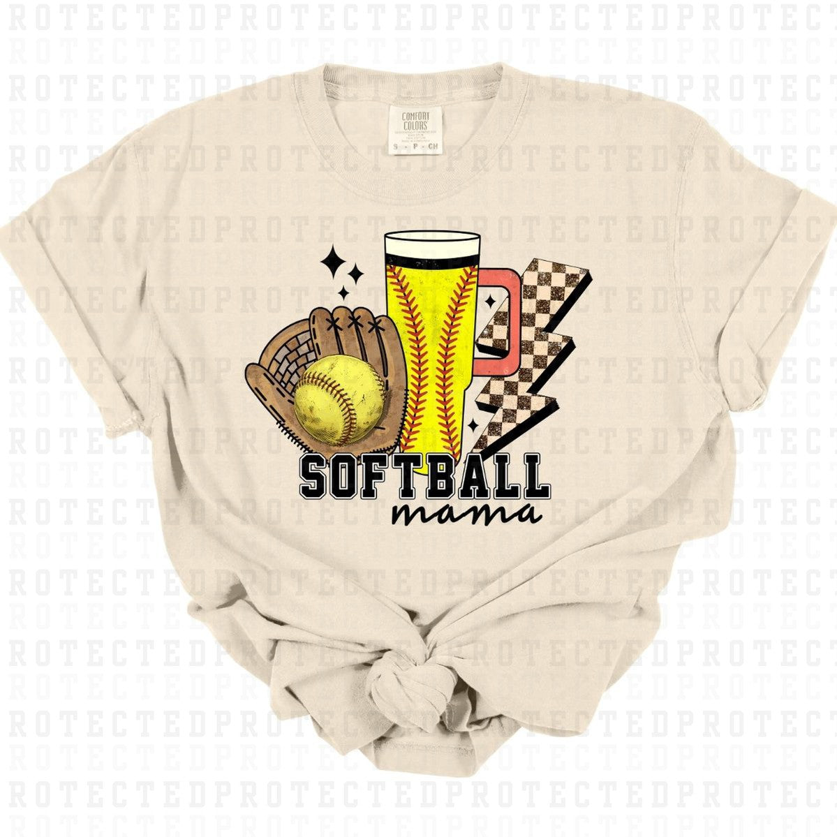 SOFTBALL MAMA - DTF TRANSFER