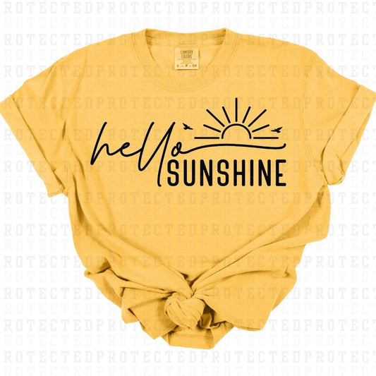 HELLO SUMMER *SINGLE COLOR* - DTF TRANSFER