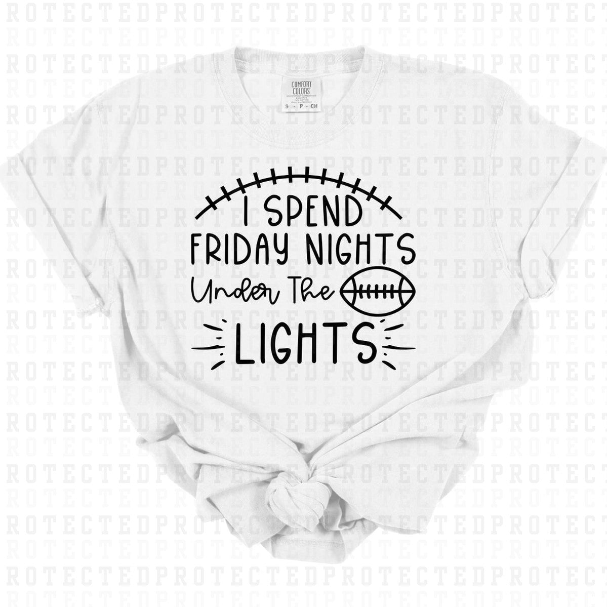 UNDER THE LIGHTS *SINGLE COLOR* - DTF TRANSFER