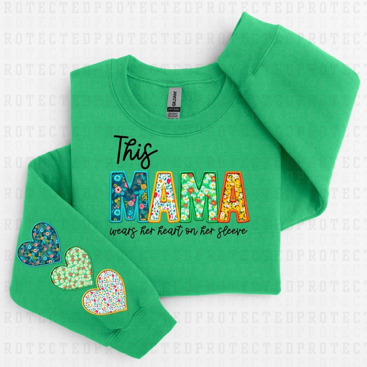 THIS MAMA *SLEEVE COMES IN 6"* (FULL FRONT+1 SLEEVE) - DTF TRANSFER