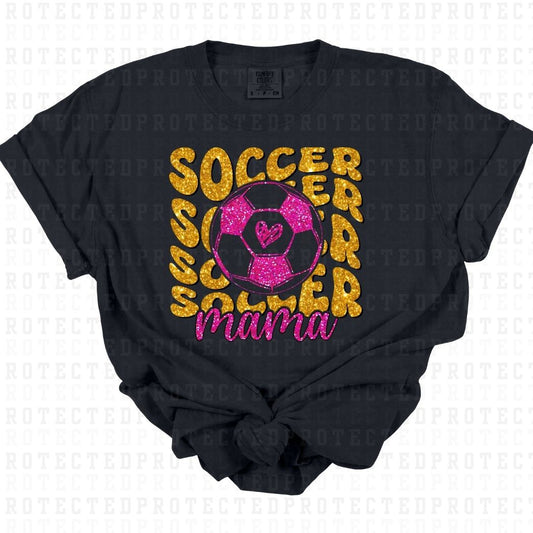 SOCCER MAMA *FAUX SEQUIN* - DTF TRANSFER