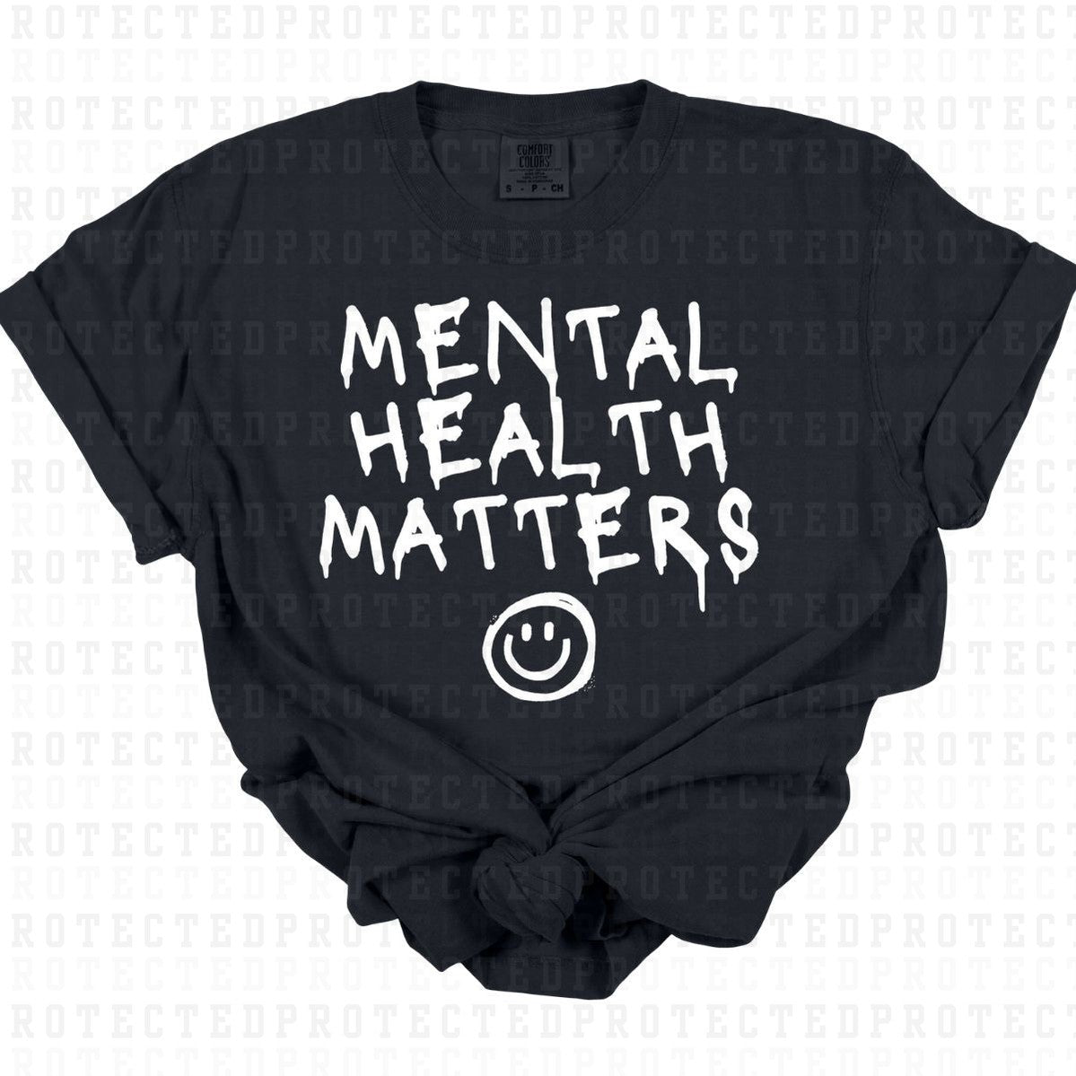 MENTAL HEALTH MATTERS *SINGLE COLOR* - DTF TRANSFER