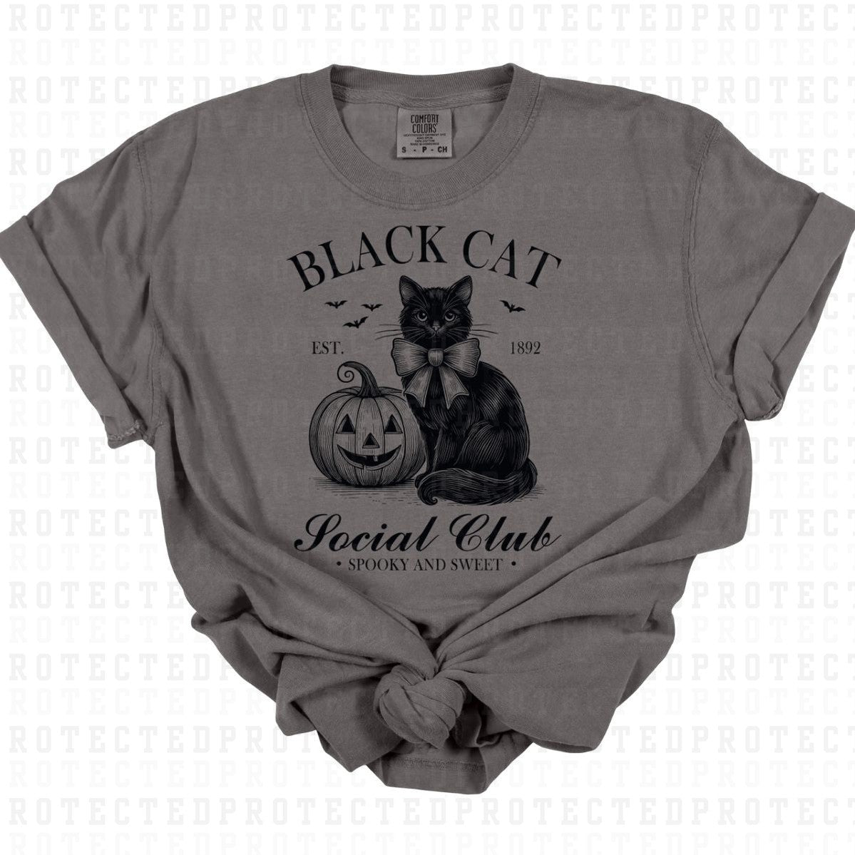 COQUETTE BLACK CAT *SINGLE COLOR* - DTF TRANSFER