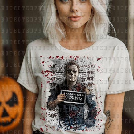 MICHAEL MYERS MUGSHOT - DTF TRANSFERS