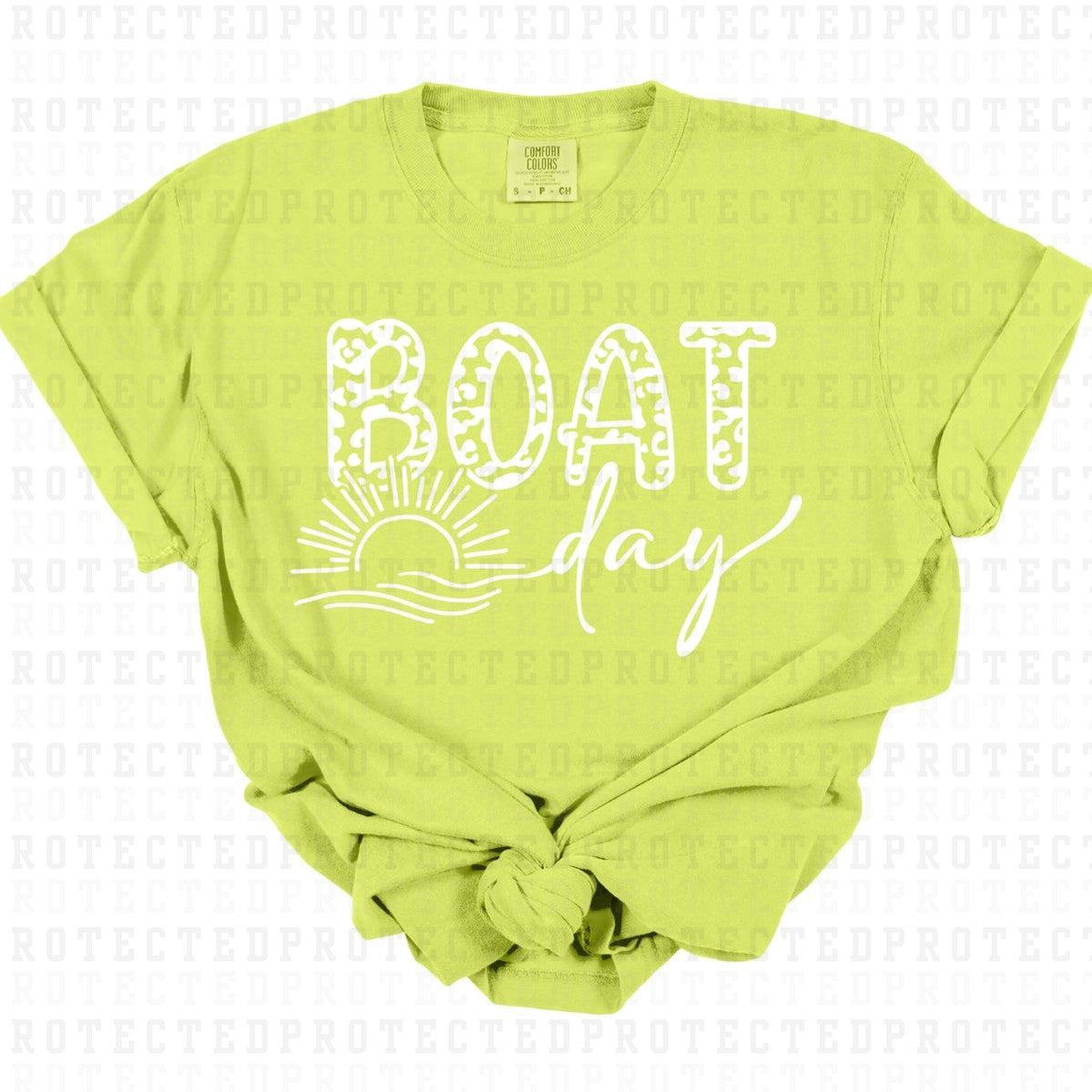 BOAT DAY *SINGLE COLOR* - DTF TRANSFER