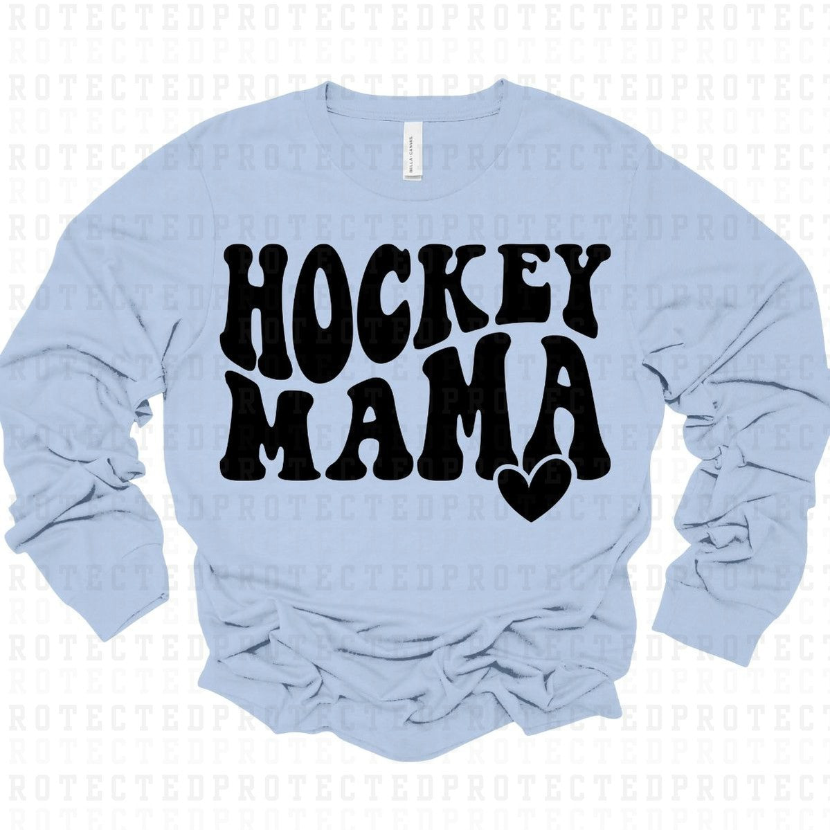 HOCKEY MAMA *SINGLE COLOR* - DTF TRANSFER