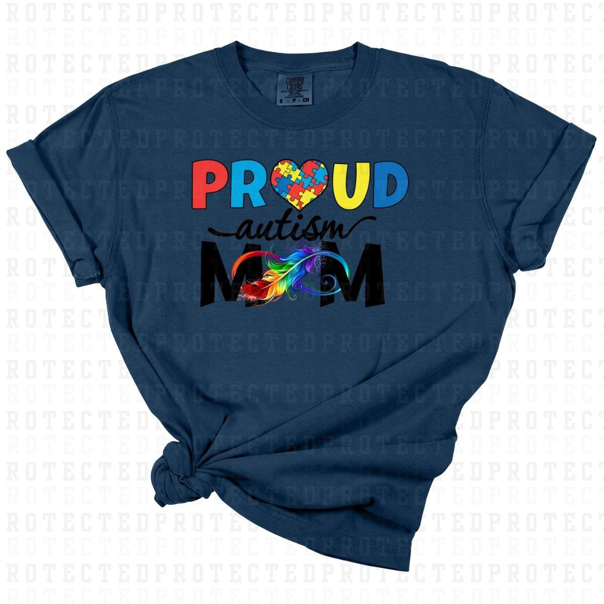 PROUD AUTISM MOM - DTF TRANSFER