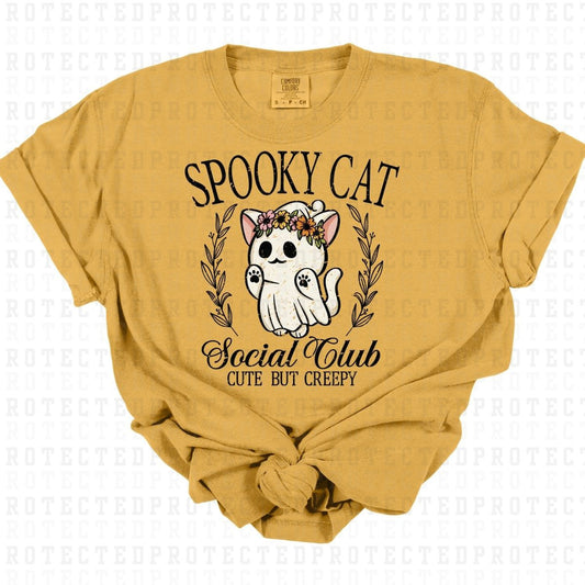 SPOOKY CAT *GRUNGE* - DTF TRANSFER