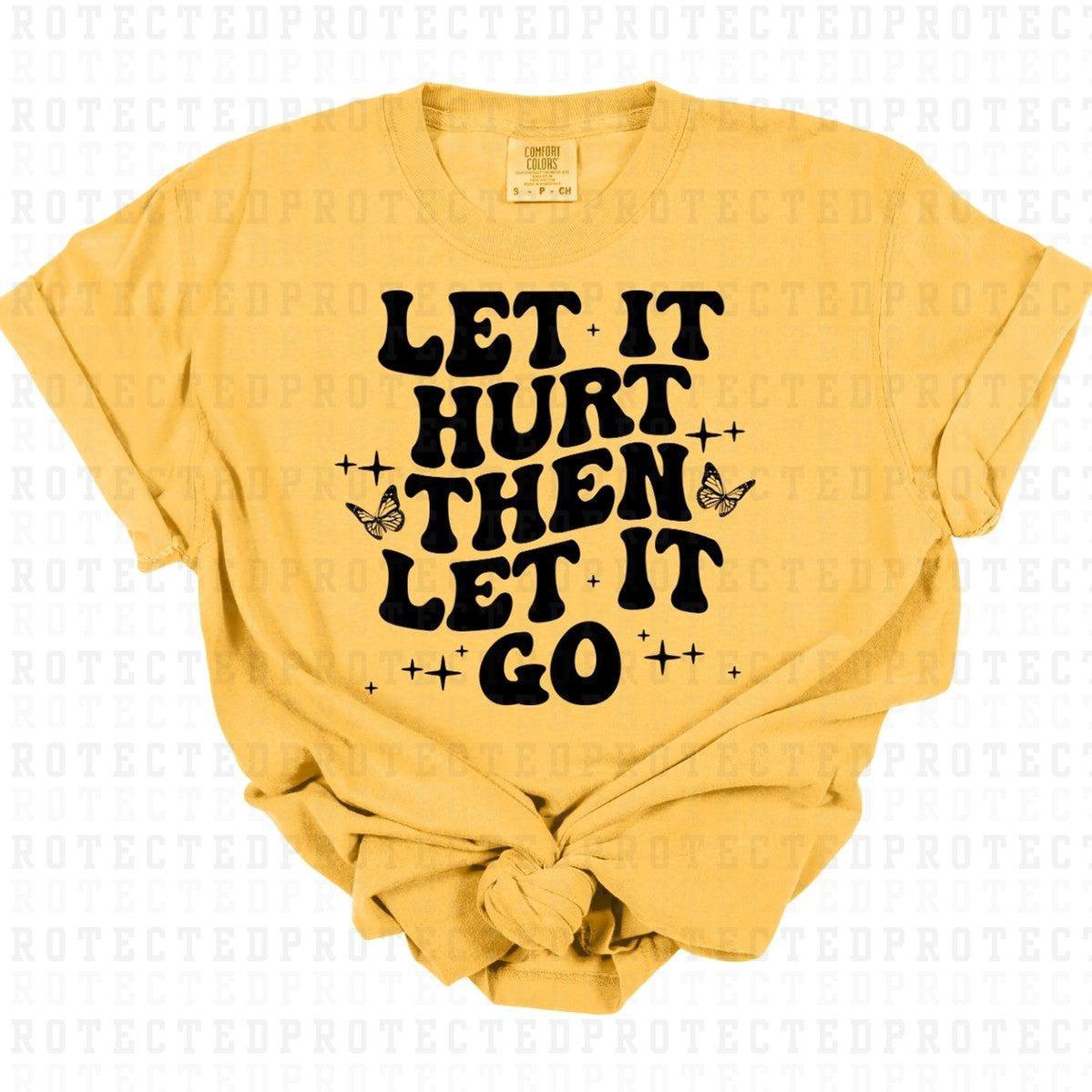 LET IT GO *SINGLE COLOR* - DTF TRANSFER