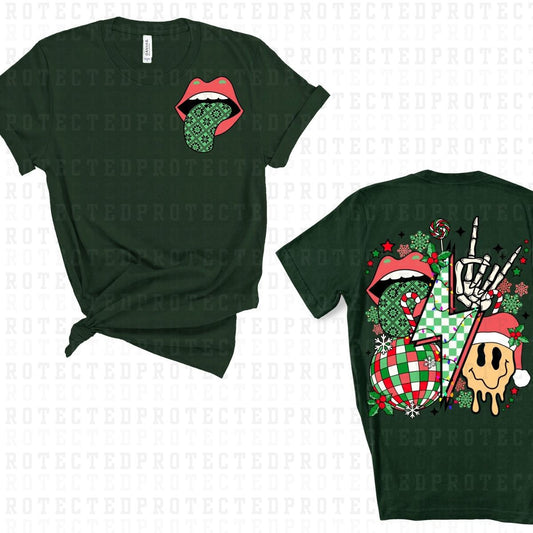 RETRO CHRISTMAS (POCKET+BACK) - DTF TRANSFER