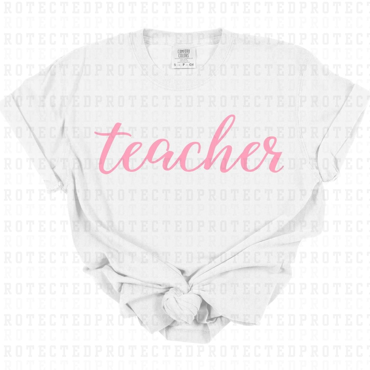 TEACHER *SINGLE COLOR* - DTF TRANSFER