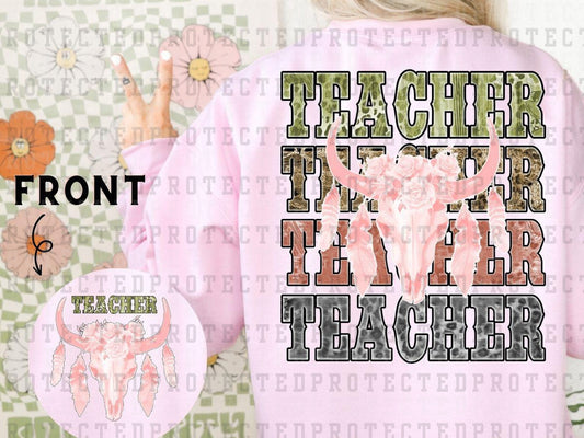 TEACHER (POCKET/BACK) - DTF TRANSFER